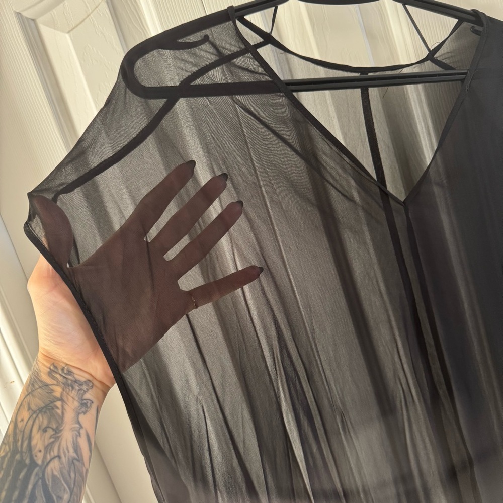 Zara sheer tunic